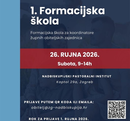 Formacijska škola za koordinatore obiteljskih zajednica Zagrebačke nadbiskupije